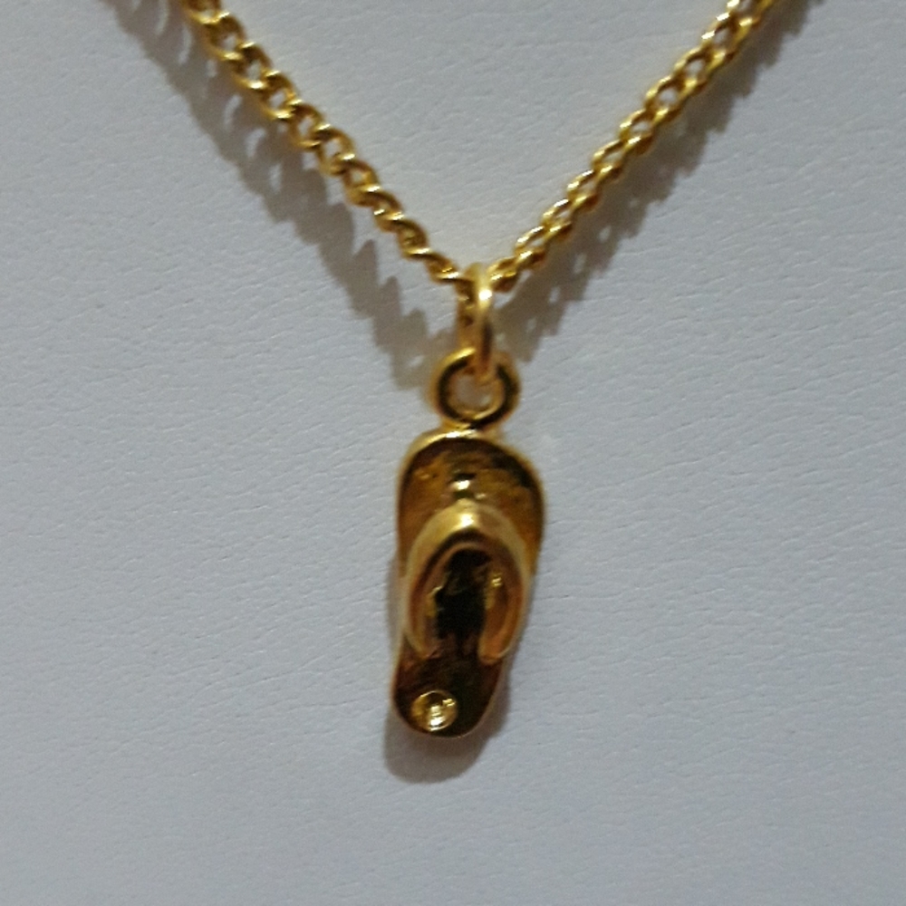 Necklace Flip Flop Pendant